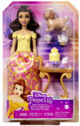 Mattel Disney Hercegnők: Belle teadélutánja hercegnő baba kiegészítőkkel - Mattel (HLW19/HLW20) - jatekshop