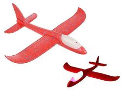  Játék hungarocell repülőgép világító fülkével piros 47 cm