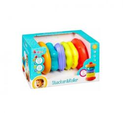 BAM BAM Stacker&Roller gurulós toronyépítő játék