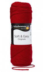 Schachenmayr Soft & Easy 10dkg fonal színkód: 0030 cseresznye