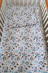 SZEKO Stúdió 2 részes babaágynemű szett - Dzsungel csapat, szürke