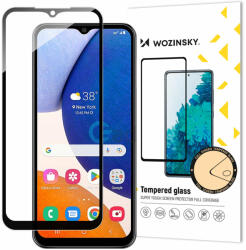 Wozinsky Full Glue edzett üveg Samsung Galaxy A14 5G 9H teljes képernyős fekete kerettel