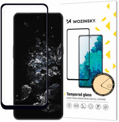 Wozinsky Full Glue edzett üveg teljes képernyő edzett üveg OnePlus 10T / OnePlus Ace Pro 9H teljes képernyő fekete kerettel