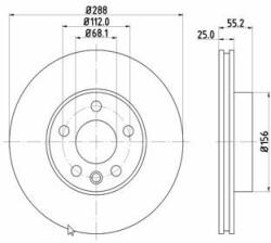 MTR Disc frana MTR 12108581 (12108581) - automobilus