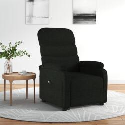 vidaXL Fotoliu cu ridicare, negru, material textil (3109607)