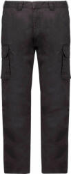 Kariban Férfi nadrág Kariban KA744 Men'S Multipocket Trousers -42, Dark Grey