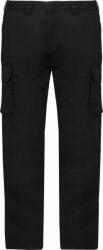 Kariban Férfi nadrág Kariban KA744 Men'S Multipocket Trousers -50, Black