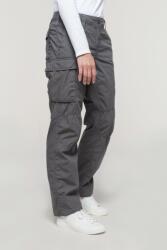 Kariban Női nadrág Kariban KA746 Ladies' Lightweight Multipocket Trousers -38, Light Charcoal