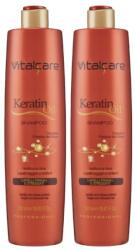 Vitalcare Set 2 x Vitalcare Keratin Oil, pentru Par Fragil, 500 ml