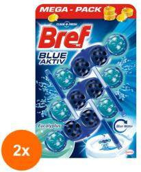 Bref Set 6 x Odorizant Toaleta Bref Blue Aktiv Eucalypt, 50 g (ROC-2XMAG1013441TS)