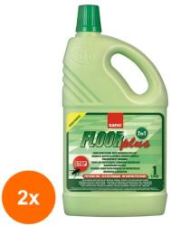 Sano Set Detergent pentru Pardoseli Sano Floor Plus, Impotriva Insectelor, 2 Bucati x 1 l (ROC-2XMAG1008535TS)
