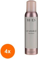 BI-ES Set 4 x Deodorant Spray Bi-es La Vanille, 150 ml