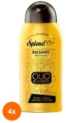 Splend'Or Set 4 x 300 ml Balsam Olio Iluminant Splend'Or