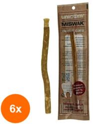 Siwak Set Periuta de Dinti Naturala Siwak Miswak Medium, cu Peri Medii, 6 Bucati