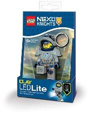 Iq Iq: Lego Nexo Knight - Clay világító kulcstartó (LGL-KE87)