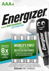 Energizer Baterii reîncărcabile cu micropencil EXTREME - 4x AAA - 800 mAh - Energizer
