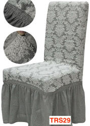 DELFIN Huse Elastice Pt Scaune, Universale, 6 Buc. /Set, Jacquard, Cod TRS29