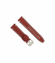  Curea piele maro roșcat vintage ceruită QR 22mm - 4140822