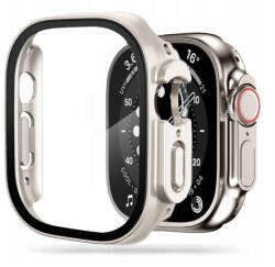 Tech-Protect Defense 360 carcasa cu sticla de protectie Apple Watch Ultra 49mm, titanium