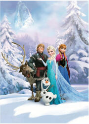 Stof Franta Fototapet Frozen - Aventura de iarna (4-498)