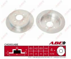 ABE Disc frana ABE C4G001ABE (C4G001ABE) - automobilus
