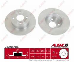 ABE Disc frana ABE C42015ABE (C42015ABE) - automobilus