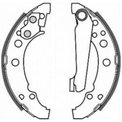 ABE Set saboti frana ABE C0W001ABE - automobilus
