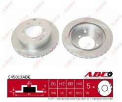 ABE Disc frana ABE C45013ABE (C45013ABE) - automobilus