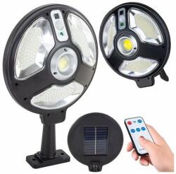Napelemes lámpa 150 LED SMD alkonyat és mozgásérzékelővel