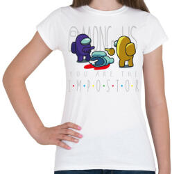 printfashion Among us - you are the impostor - Női póló - Fehér (4208942)