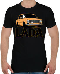 printfashion Lada - Férfi póló - Fekete (5519055)