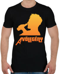 printfashion A VŐLEGÉNY - Férfi póló - Fekete (5267491)