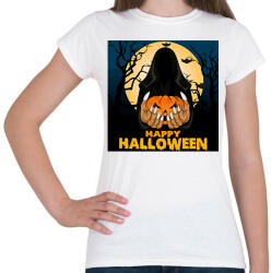 printfashion Happy Halloween - Női póló - Fehér (1878054)