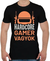 printfashion Hardcore gamer vagyok - Férfi póló - Fekete (11690981)