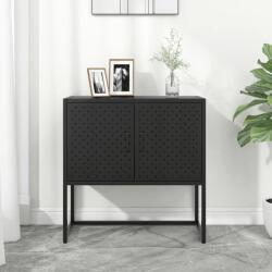 vidaXL Servantă, negru, 75x35x75 cm, oțel (335871) Comoda