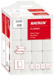 Katrin Kéztörlõ 2 rétegű Z hajtogatású 200 lap/csomag 20 csomag/karton Classic Handy Pack Katrin_35298 fehérített (35298) - tonerpiac