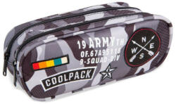 COOLPACK Penar elipsoidal Cool Pack Clever - Camo Black Badges, cu 2 compartimente (A65111)