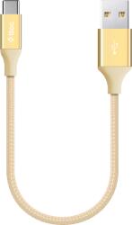 Ttec Кабел ttec AlumiCable Type C Charge / Data Cable , 2.0 , 30 cm - Златист