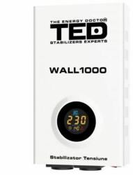  Stabilizator retea maxim 1000VA-AVR LCD 2 iesiri schuko WALL TED000057 (1/4) (TED000057)