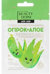Beauty Derm Mască-gel de față cu castravete, aloe și complex de vitamine B - Beauty Derm Skin Care 10 ml