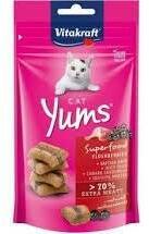Vitakraft Cat Yums Kacsa Snack bodzavirággal 40g