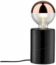 Paulmann 79600 Neordic Nordin asztali lámpa, bura néküli, fekete, E27 foglalat, IP20 (79600)