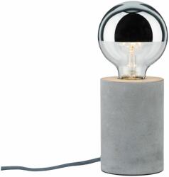 Paulmann 79621 Neordic Mik asztali lámpa, bura néküli, beton, szürke, E27 foglalat (79621)