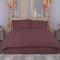 HomePuls Cearsaf de pilota 2 persoane extra large Damasc Policoton dunga 1 cm, 200x230 cm, Maro