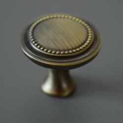 GMax 5263_AB Antik sárgaréz színű fém bútorgomb (5263_gomb_MAB)