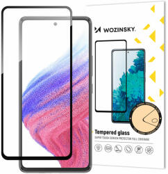 Wozinsky Full Glue edzett üveg Samsung Galaxy A54 5G 9H teljes képernyő edzett üveg fekete kerettel - bluedigital - 1 790 Ft
