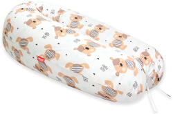 Scamp Perna Scamp 3 in 1 pentru gravide, alaptat, bebelusi, 150 cm, White Brown Bears (PG235)
