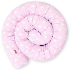 Scamp Protectie laterala patut Scamp, 210 cm, Pink Stars (PLS008) Lenjerii de pat bebelusi‎, patura bebelusi