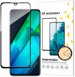 Wozinsky Full Glue edzett üveg Infinix Note 12 G96 Full képernyővédő fekete (tokbarát)