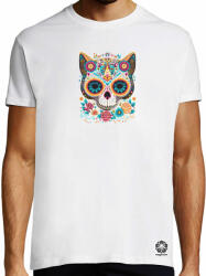 Magnolion Macska és virágok v2 póló